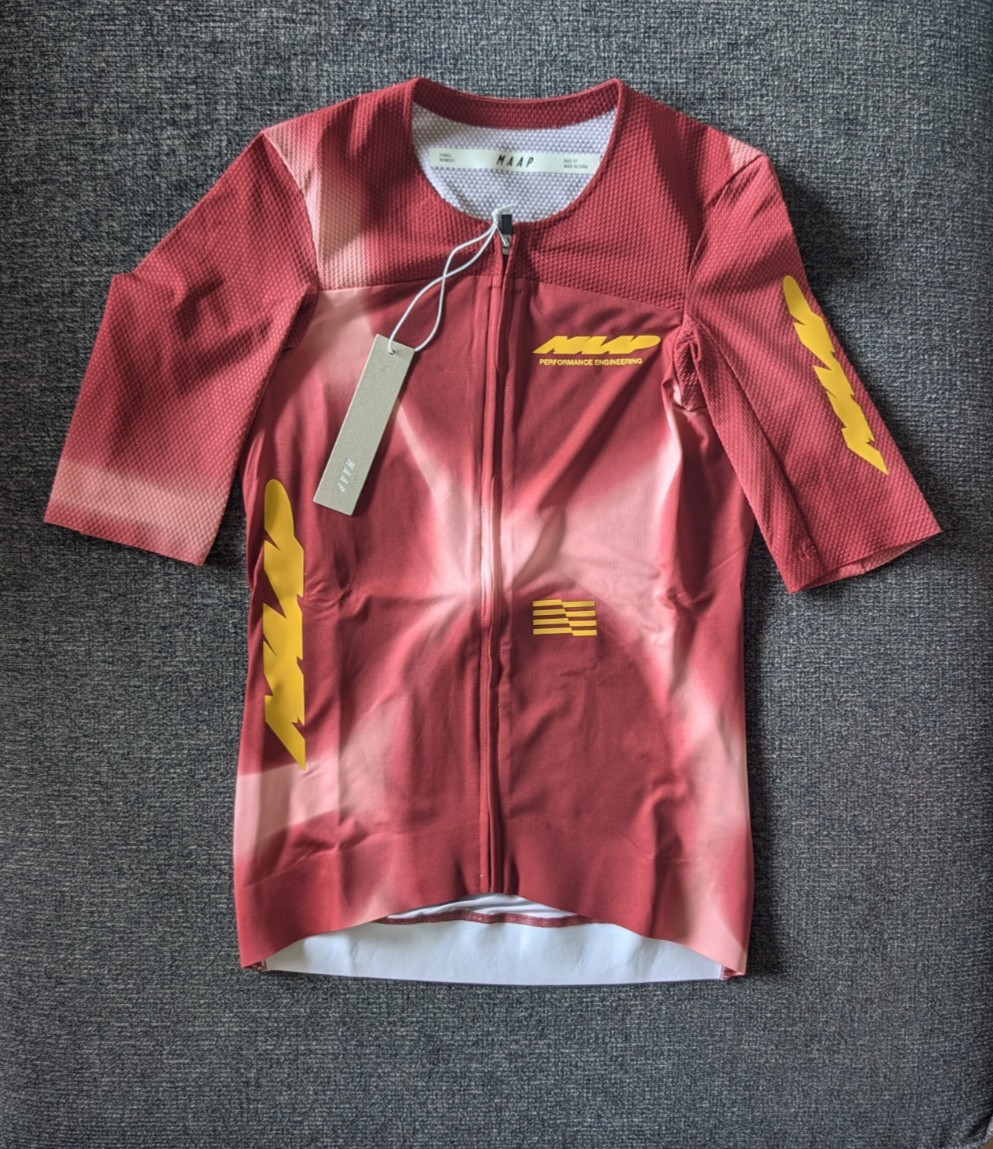 MAAP Women’s Void Pro Race Jersey Crimson Dusk XS NEW – $245 Retail