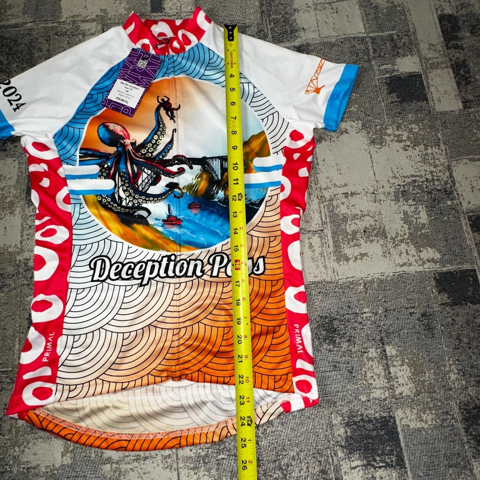 Primal Women’s Cycling Jersey S Deception Pass 2024 Sport Cut Bike NWT
