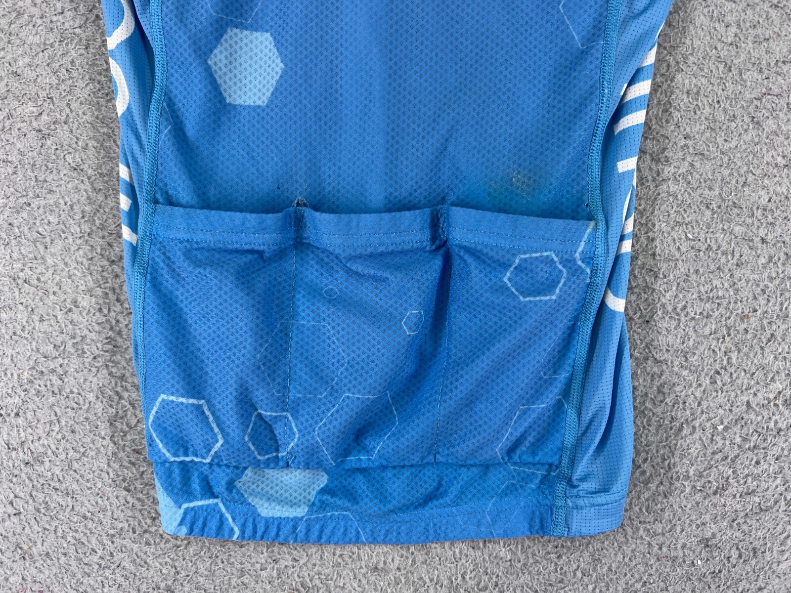 Squadra Jersey Womens Blue Full Zip Pro Issue Aquilo 100% Polyester Pockets READ