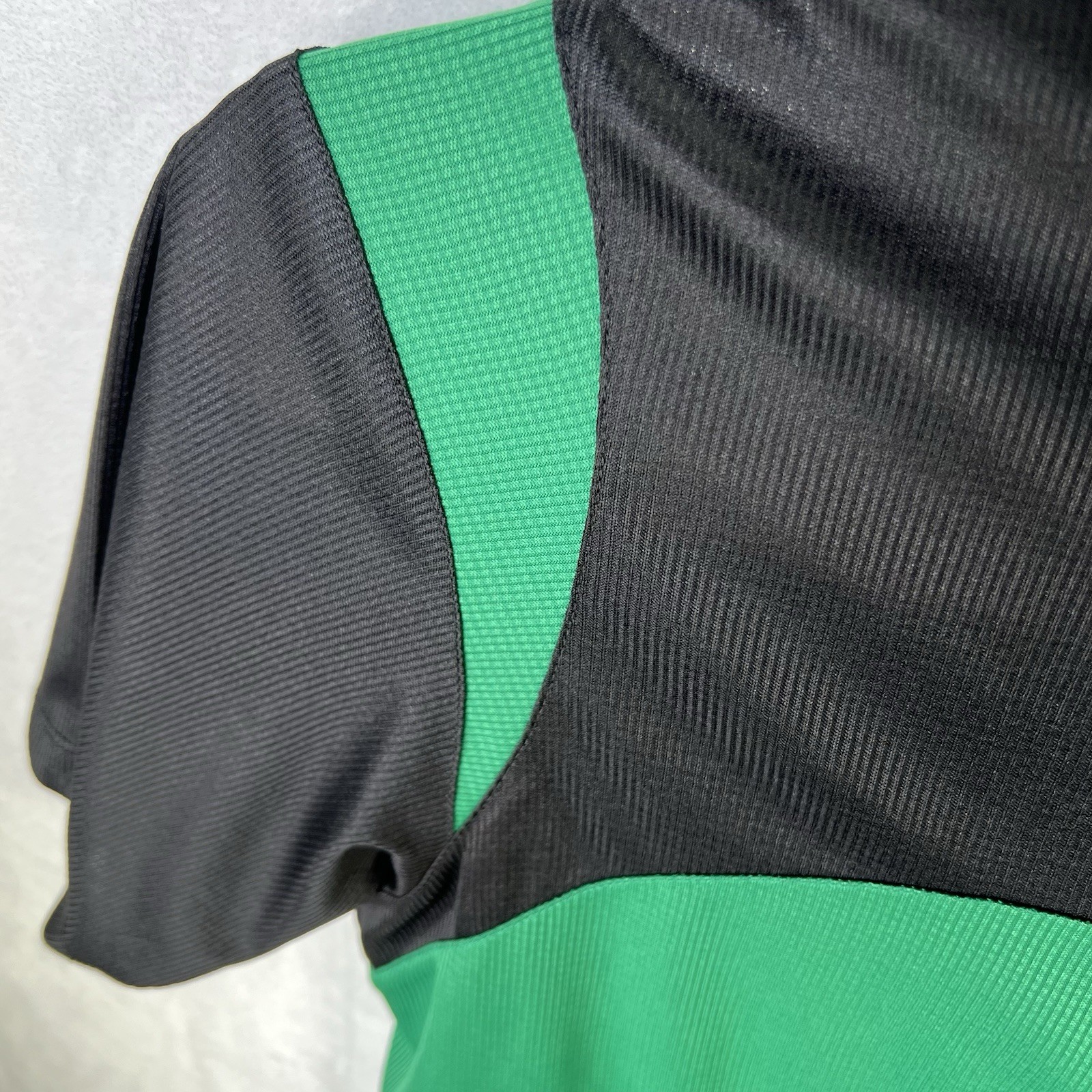 Canari Cycling Shirt Mens XL Green Black Full Zip 2 Pockets Jersey Lightweight