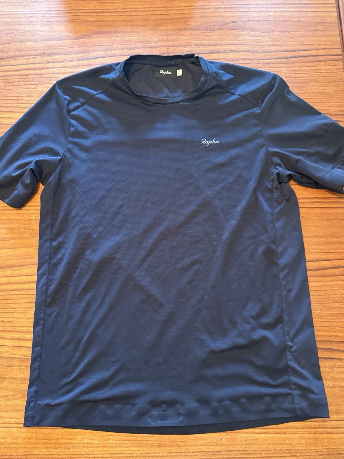 Rapha Men’s Blue Short Sleeve Breathable Cycling Jersey Top Size S
