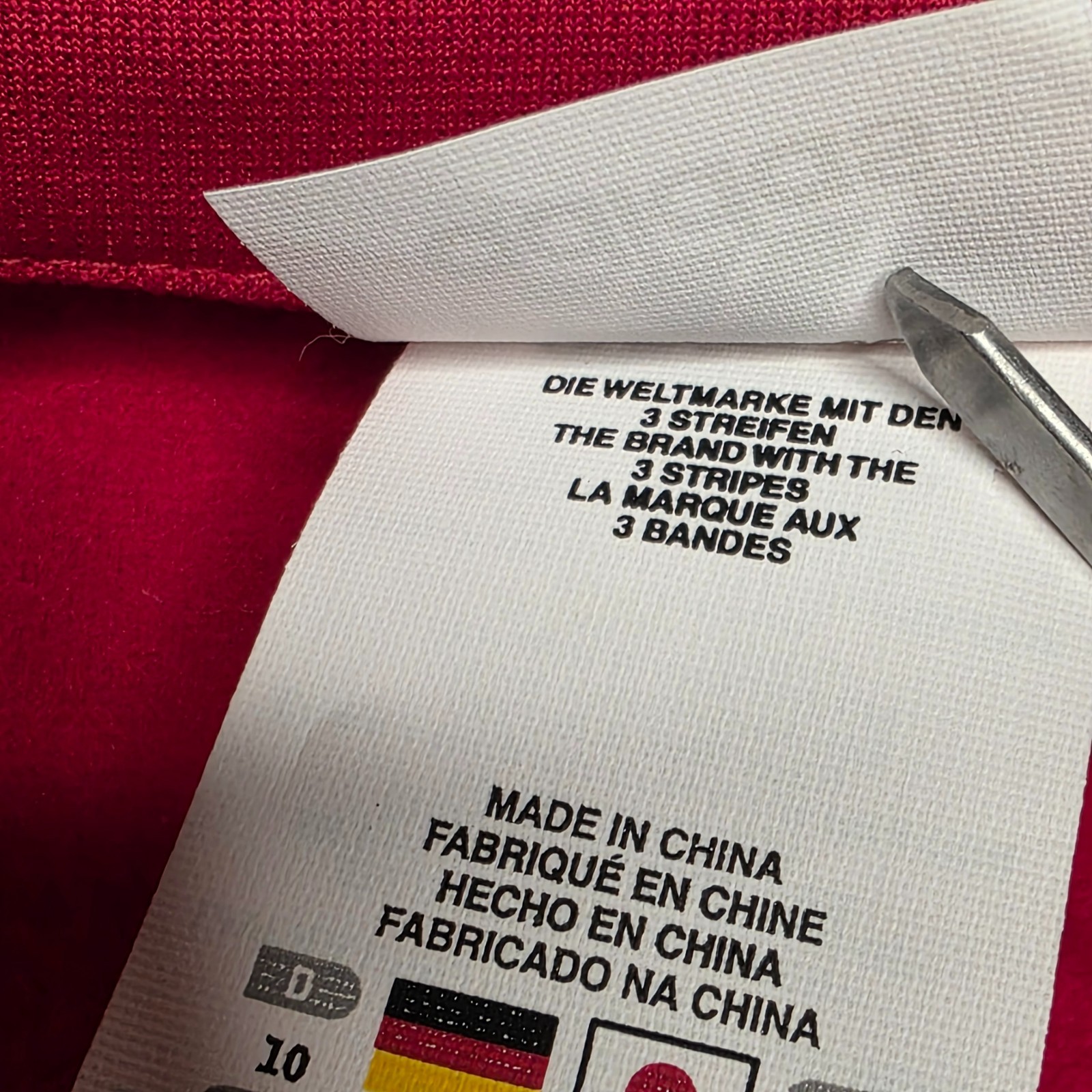 Adidas adiStar Men’s Cycling Jersey LS XL Red Black ClimaWarm