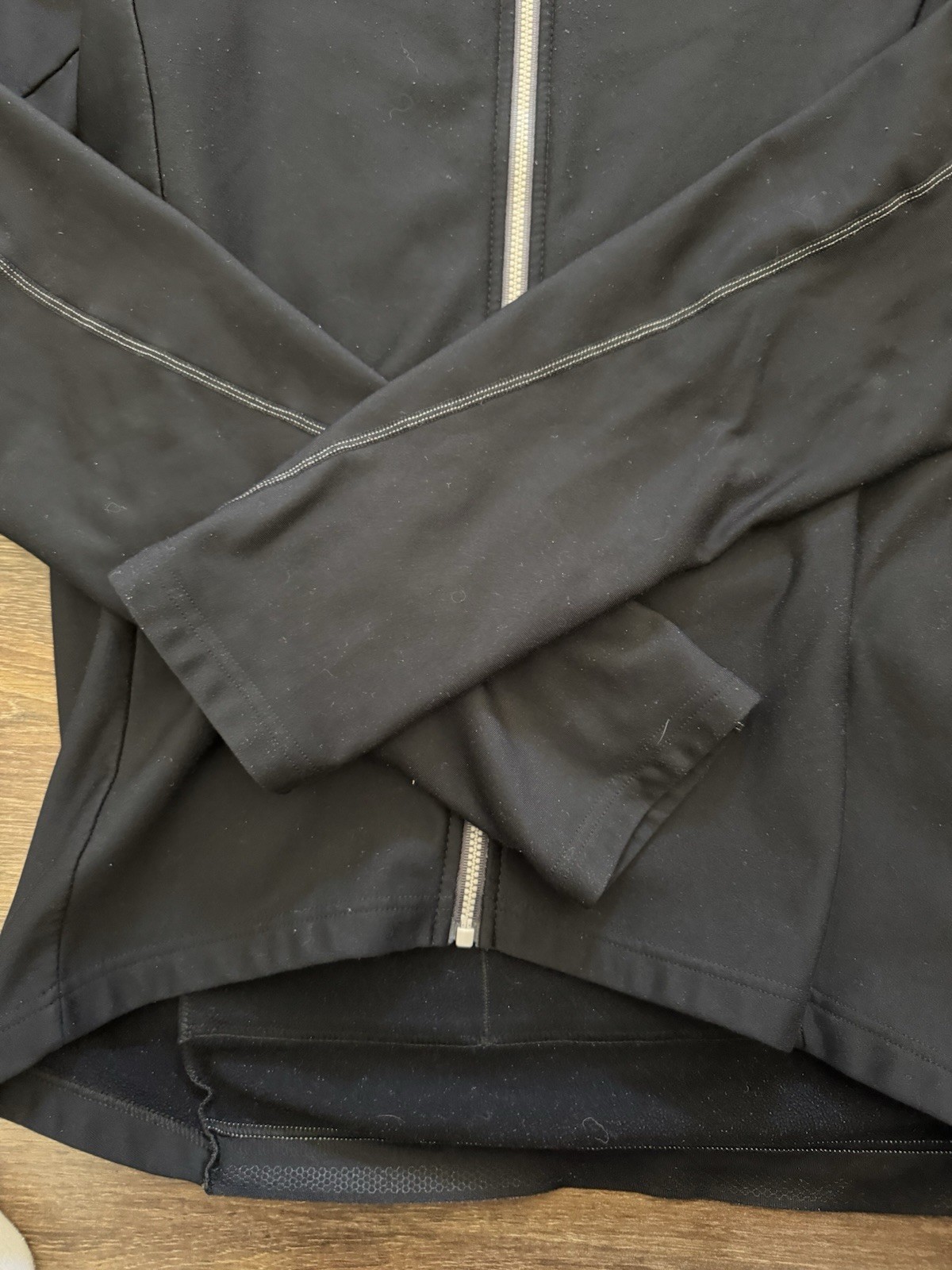 Giordana Woman’s Cycling Jacket Long Sleeve Black 2XL Back Pockets Full Zip