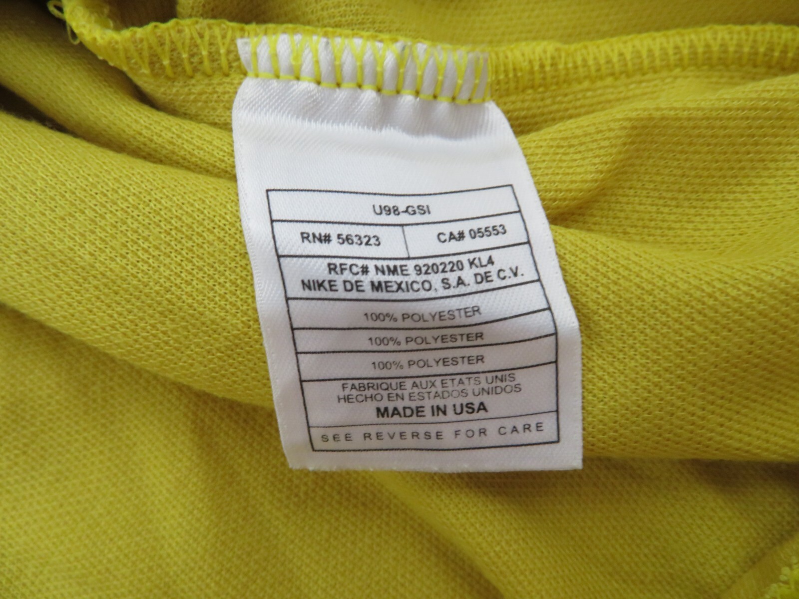 Vintage 90s Y2K Nike ACG Rare Made In USA Dri-Fit Cycling Bike Jersey Mens XL