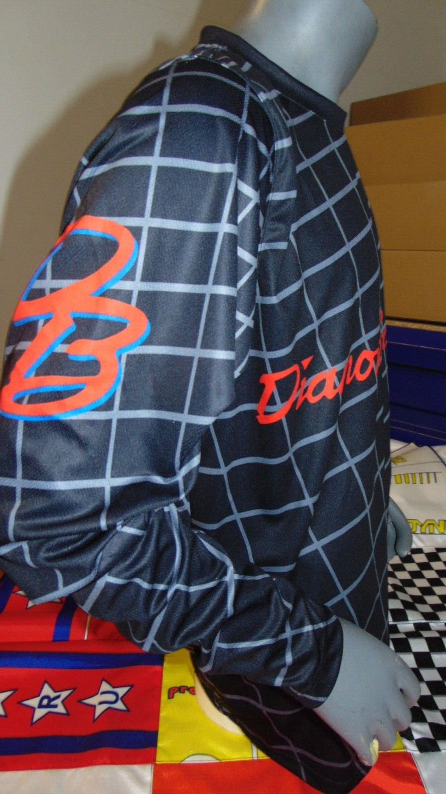 DB SCHOOL BIKE JERSEY CLASSIC BMX JERSEY RACE BIKE SHIRT BMX VINTAGE M STREAK
