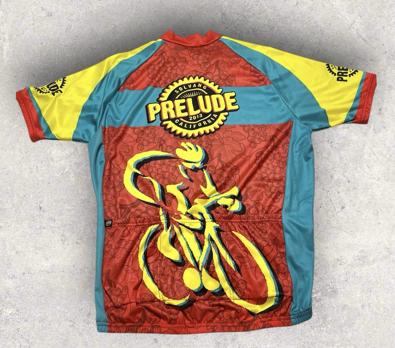 X Large Solvang Prelude 2013 Short Sleeve Cycling Bike Shirt Pace Sportswear