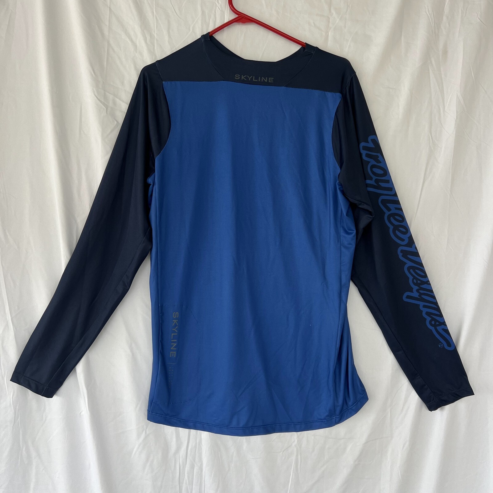 Troy Lee Designs TLD Mens Skyline LS Bike Jersey Signature Blue Medium CLOSEOUT
