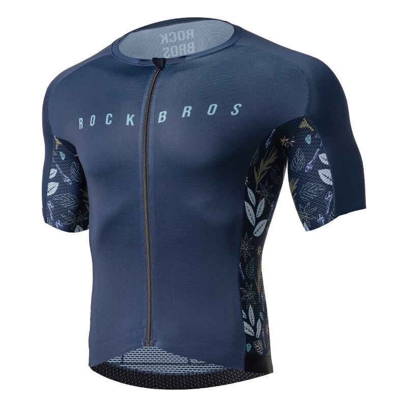 ROCKBROS Summer Cycling Jersey T-shirt Breathable Sportswear Men Short Sleeve