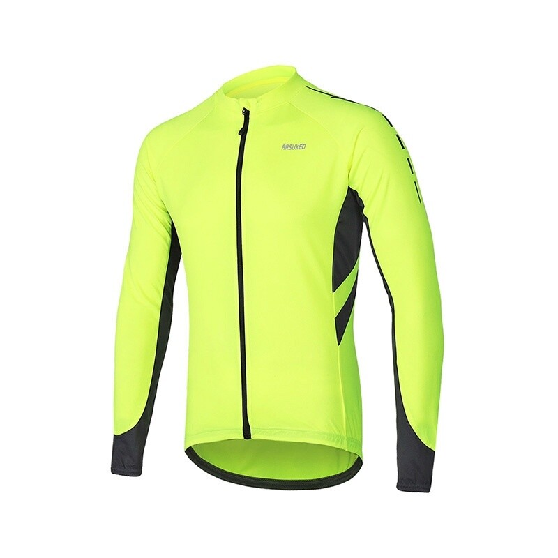 Men’s Full Zipper Cycling Jerseys Long Sleeves MTB Bike Jerseyss Shirts Clothing