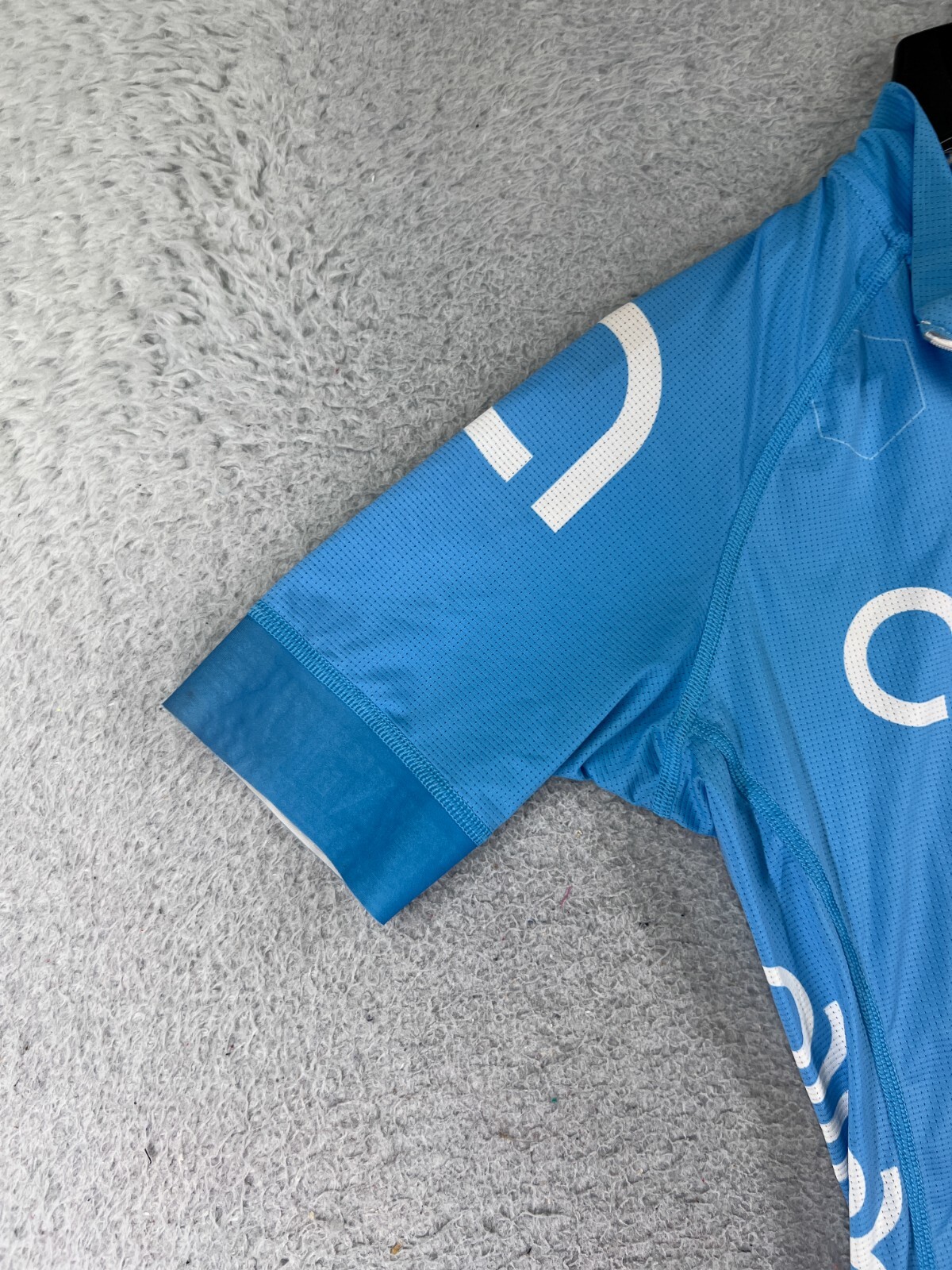 Squadra Jersey Womens Blue Full Zip Pro Issue Aquilo 100% Polyester Pockets READ