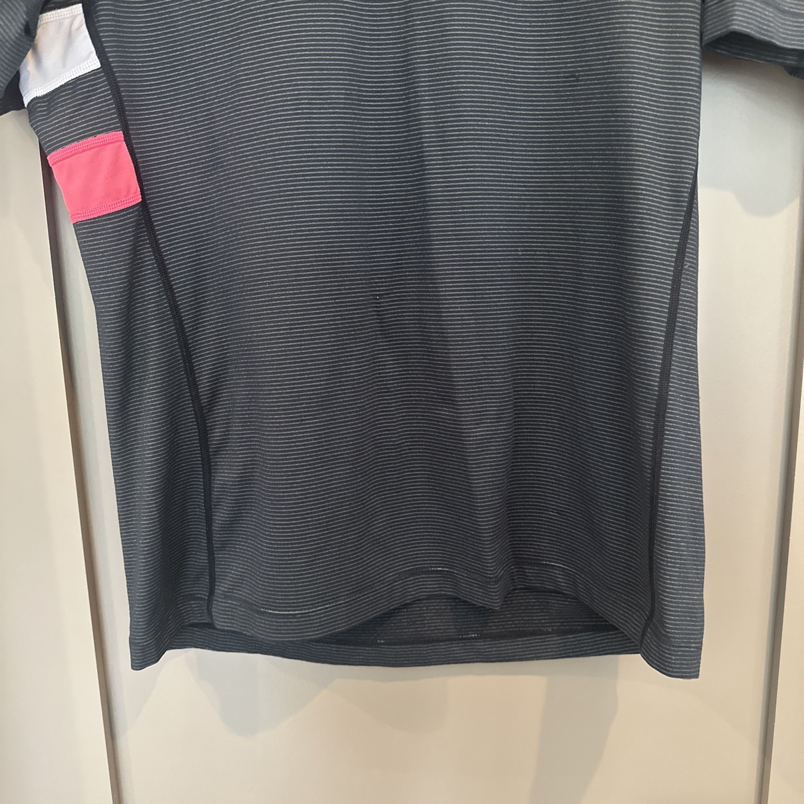 Rapha Men’s Brevet Base Layer Black Grey Stripe XXL Used Excellent