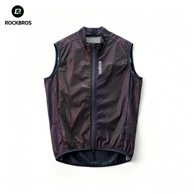 ROCKBROS Cycling Vest Sleeveless Windproof Breathable Sports Windbreaker