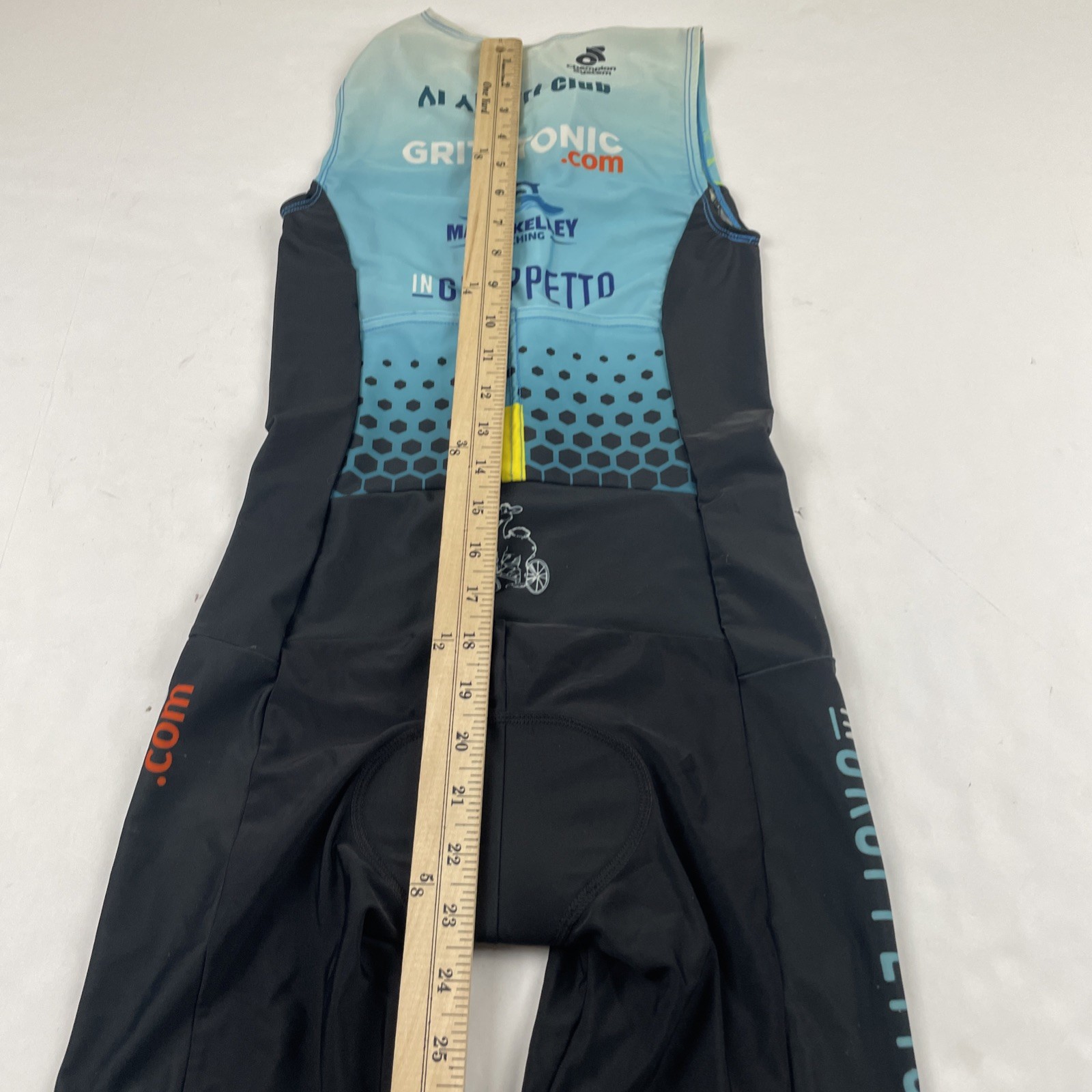 Champ System Al Ain Tri Club Sleeveless Cycling Suit Child’s XL Front Zip Padded