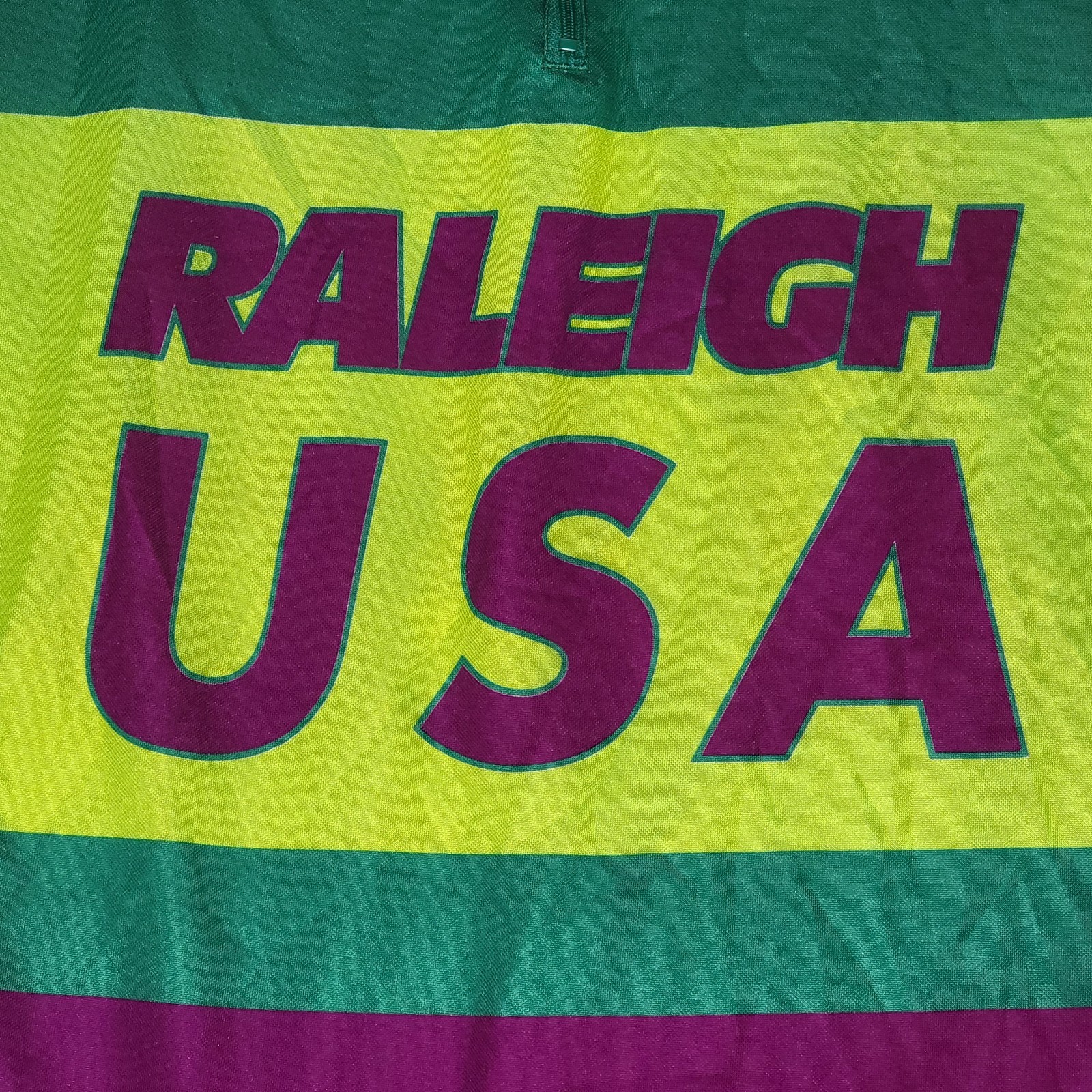 Vintage Baleno Cycling Jersey Women L Purple 90s Retro Bike Shirt 1/4 Zip USA