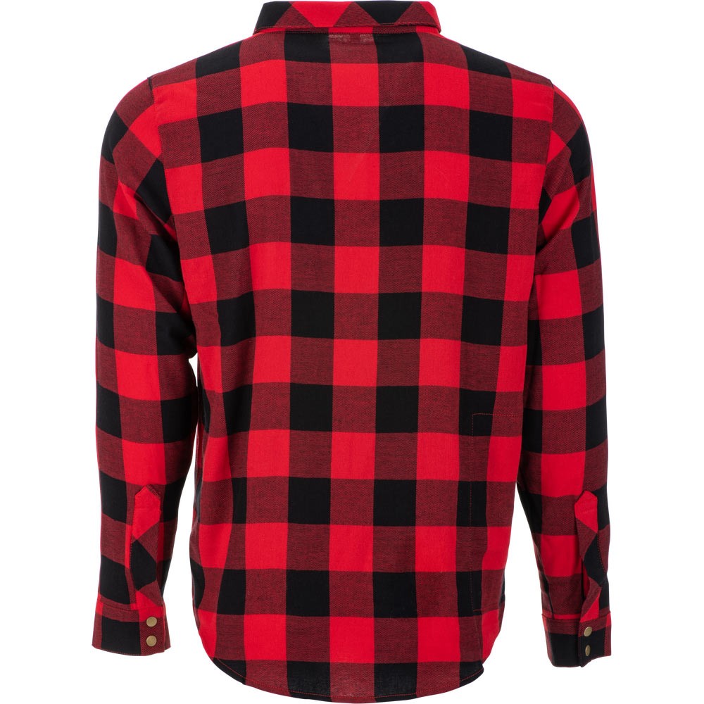 Fly Racing Tek Flannel Long Sleeve Jersey Medium Red / Black