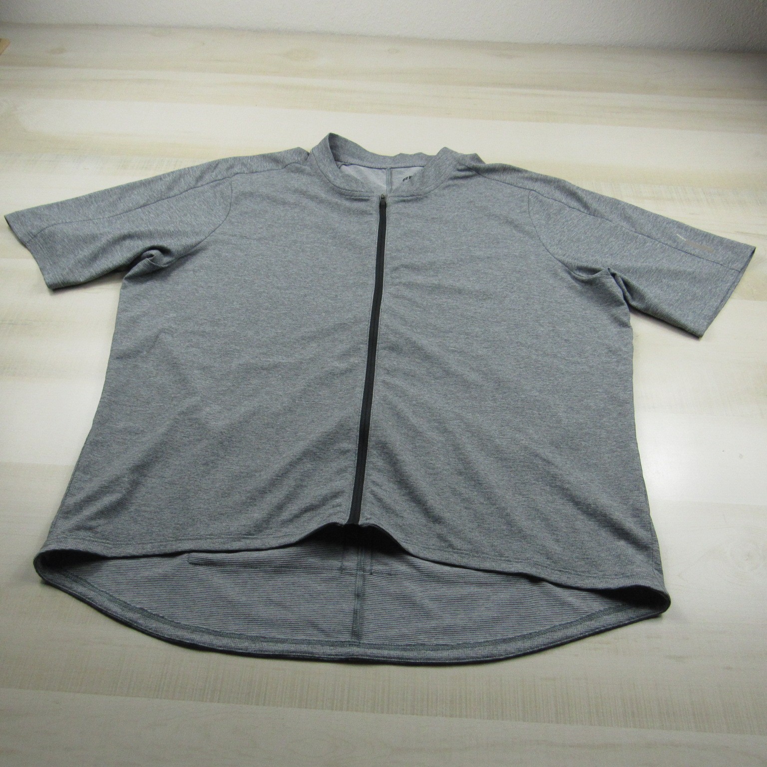 REI Coop Jersey Mens Extra Large Gray Cycling Full Zip Performance Shirt
