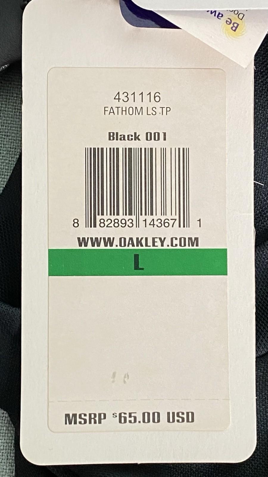 Oakley Rare FATHOM Long Sleeve MTB Jersey Size L NEW/NOS Y2K ERA