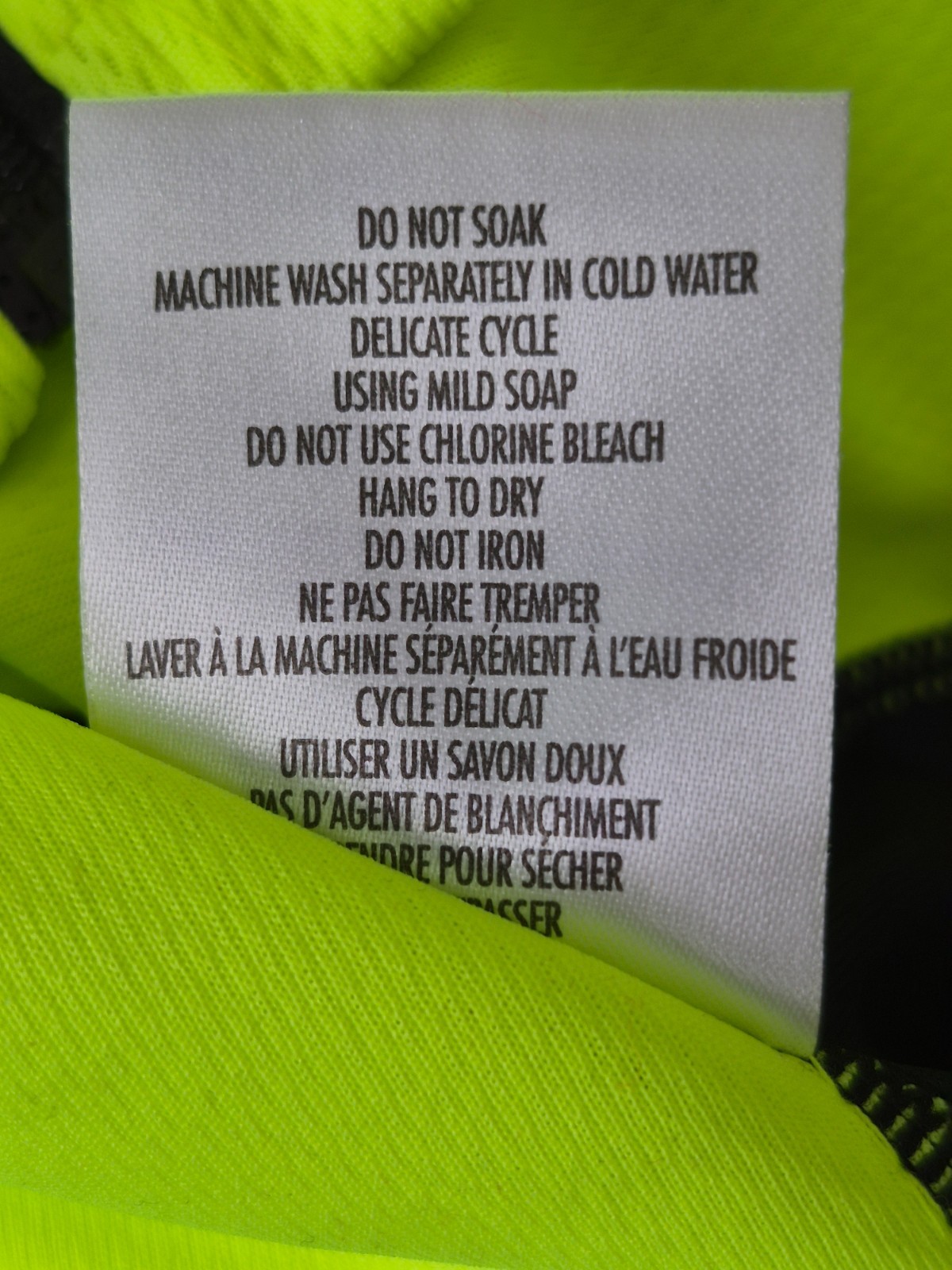 Louis Garneau Palomar Cycling Jersey XL Neon Yellow Full Zip Bike Shirt NWT