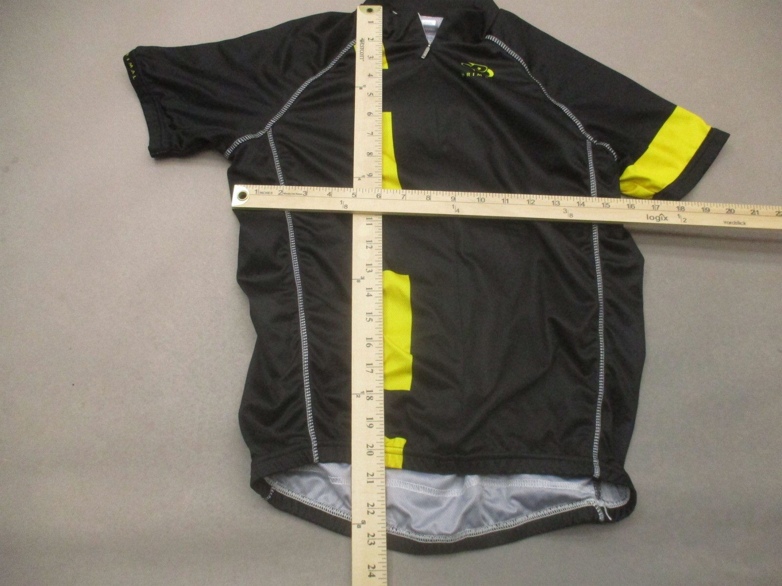 PRIMAL Size S Men Pocket Elastic Waist High Neck Short Sleeve Cycling Jersey 617