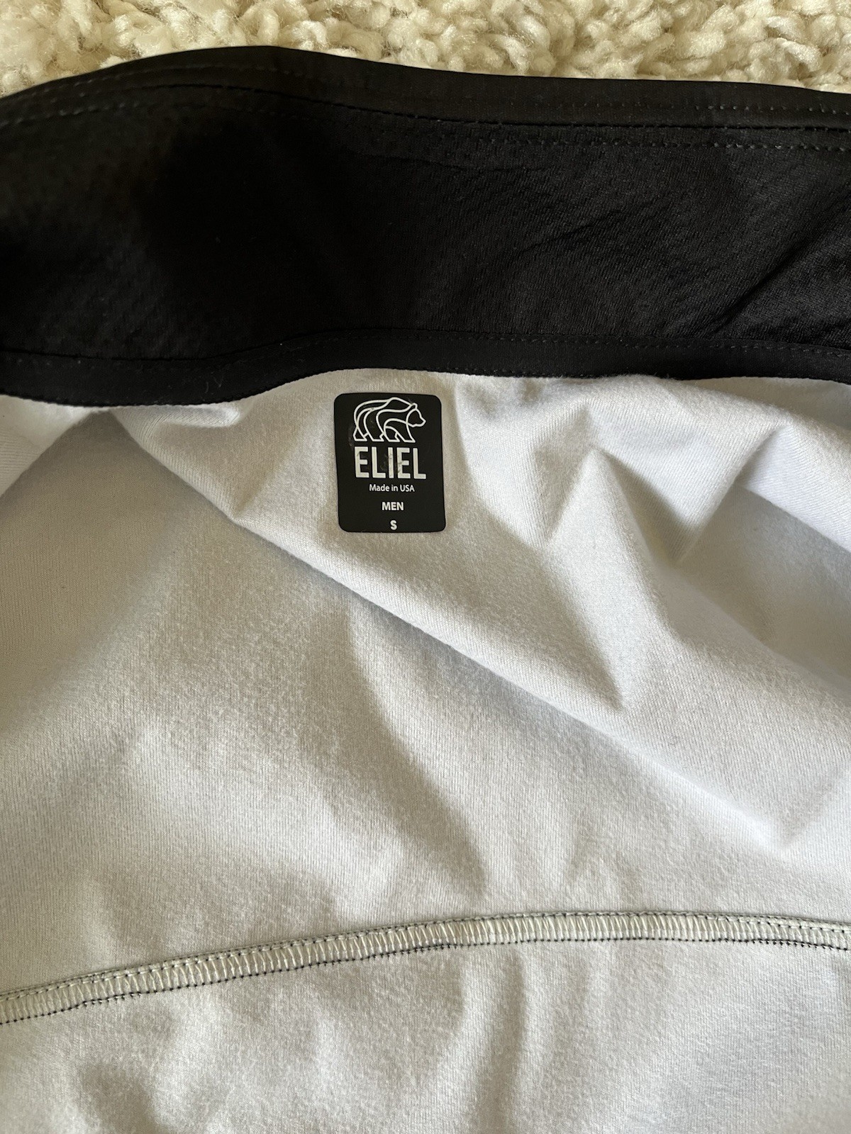 Eliel Men’s Cycling Jersey Sierra Thermal Jacket Small S Black Winter Cold