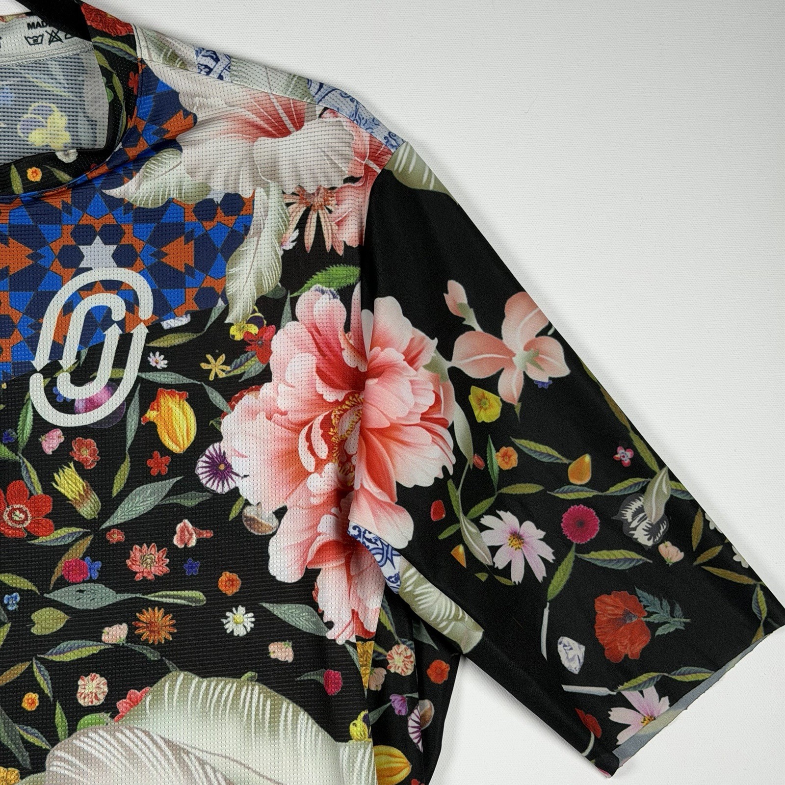 Ostroy Men Omloop Cycling Jersey 2XL Made Italy Trvelogue Floral Pattern Match