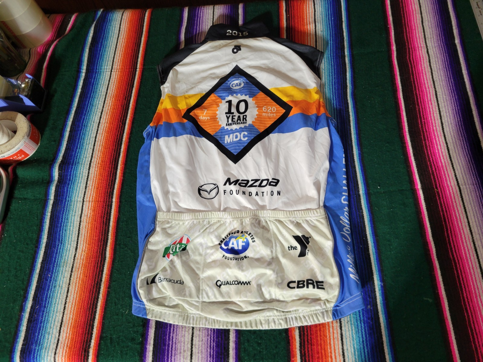 Champion System Cycling Jersey Size Large Challenged Athletes Foundation 2015