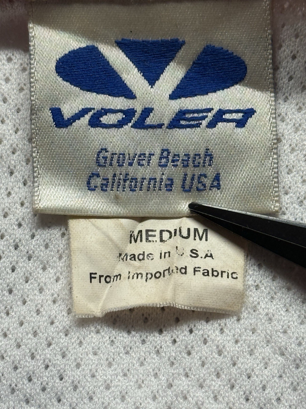 Voler Trek Echelon Team Cycling Wind Vest White Unisex Size Medium Zip Front
