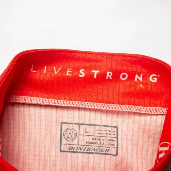 Bontrager Specter Radioshack Livestrong Cycling Jersey Men’s Large Full Zip