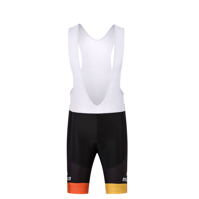 Men’s Orange Cycling Jersey Coolmax Bib Shorts Biking Clothing Wear Kit S-5XL