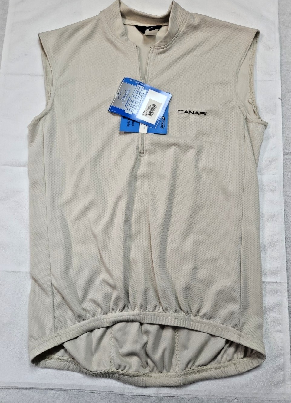 Canari OHM Paceline Tank MEN’S SMALL- Tan