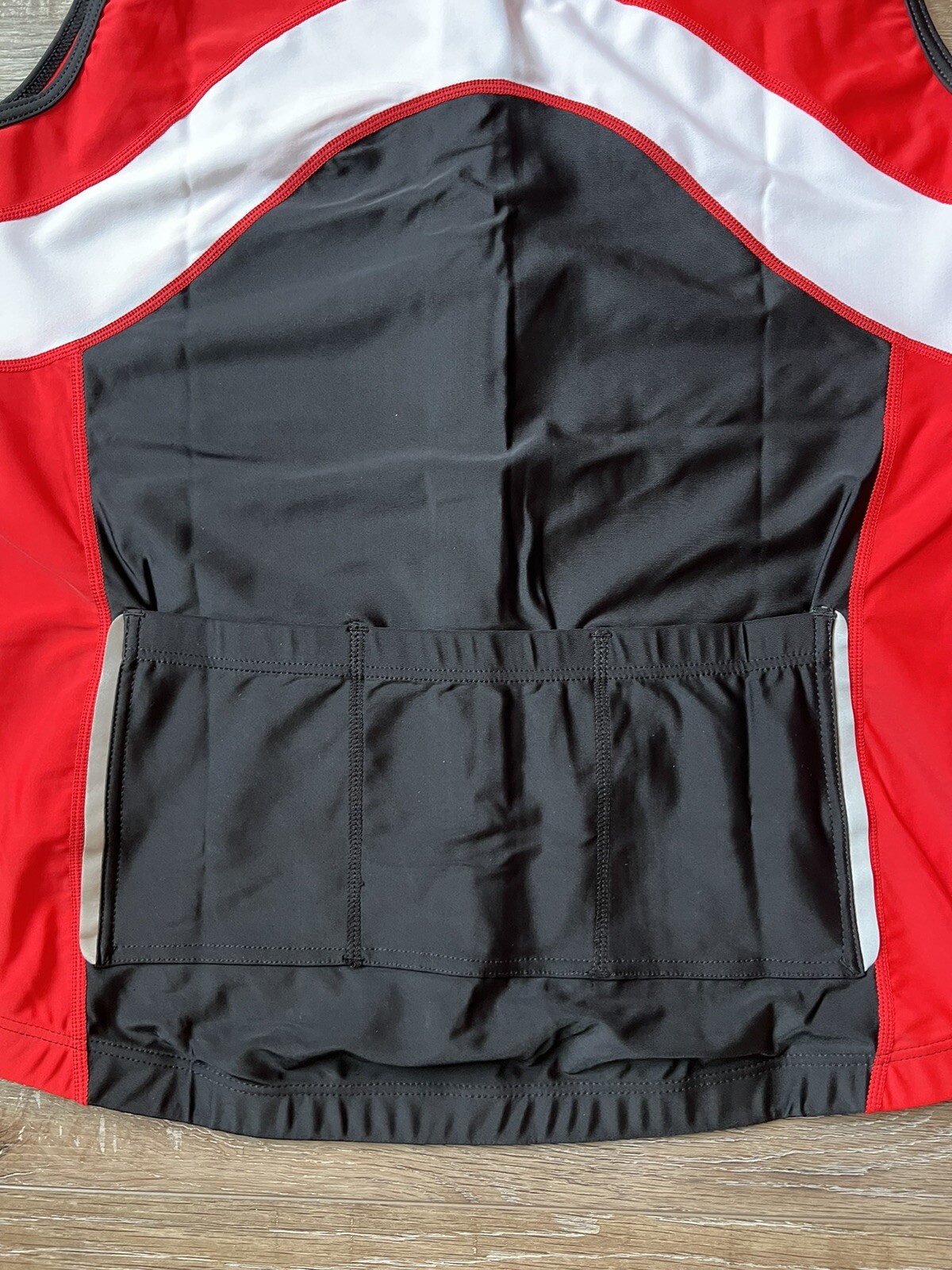 SLS3 Men’s Triathlon Top /Sleeveless Bike Jersey /Full Zipper/Men’s Large