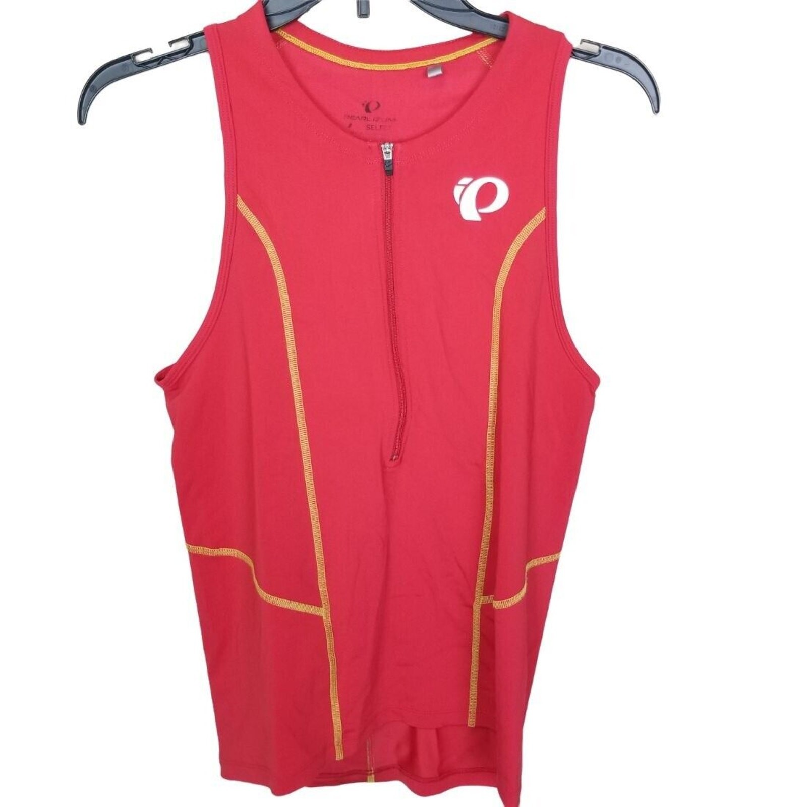 Pearl Izumi Mens Select Pursuit Tri Singlet Half Zip Athletic Shirt Sz M Stretch