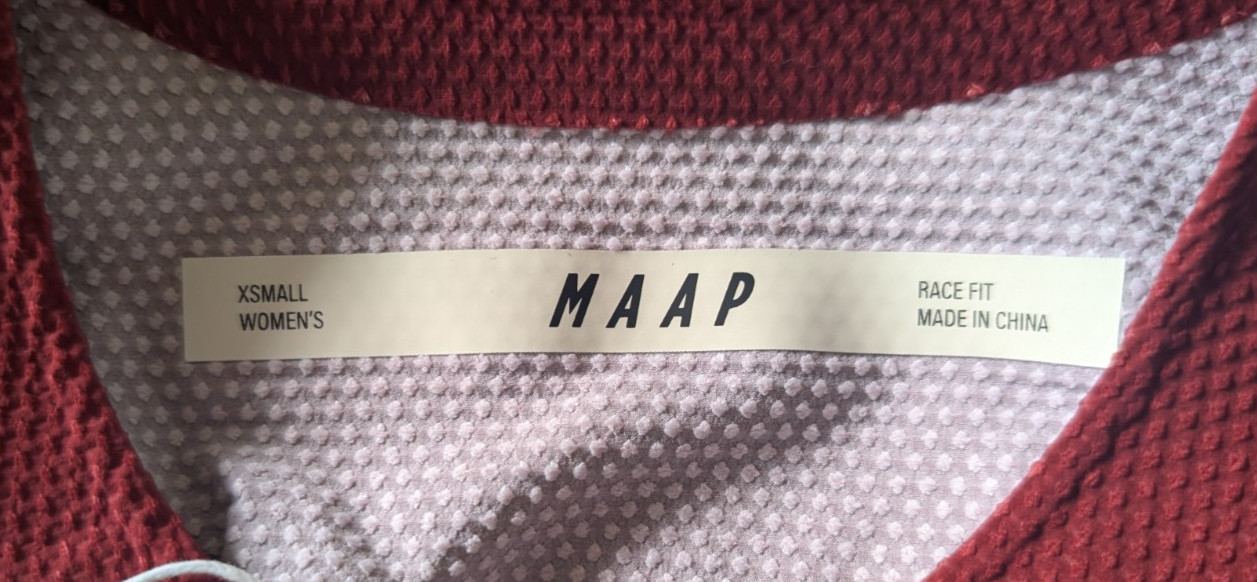 MAAP Women’s Void Pro Race Jersey Crimson Dusk XS NEW – $245 Retail