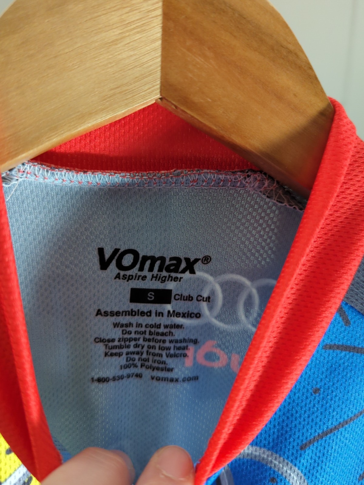 Vomax Sz S Cycling Jersey Art to Wear Best Buddies Friendship Bear Romeo Britto