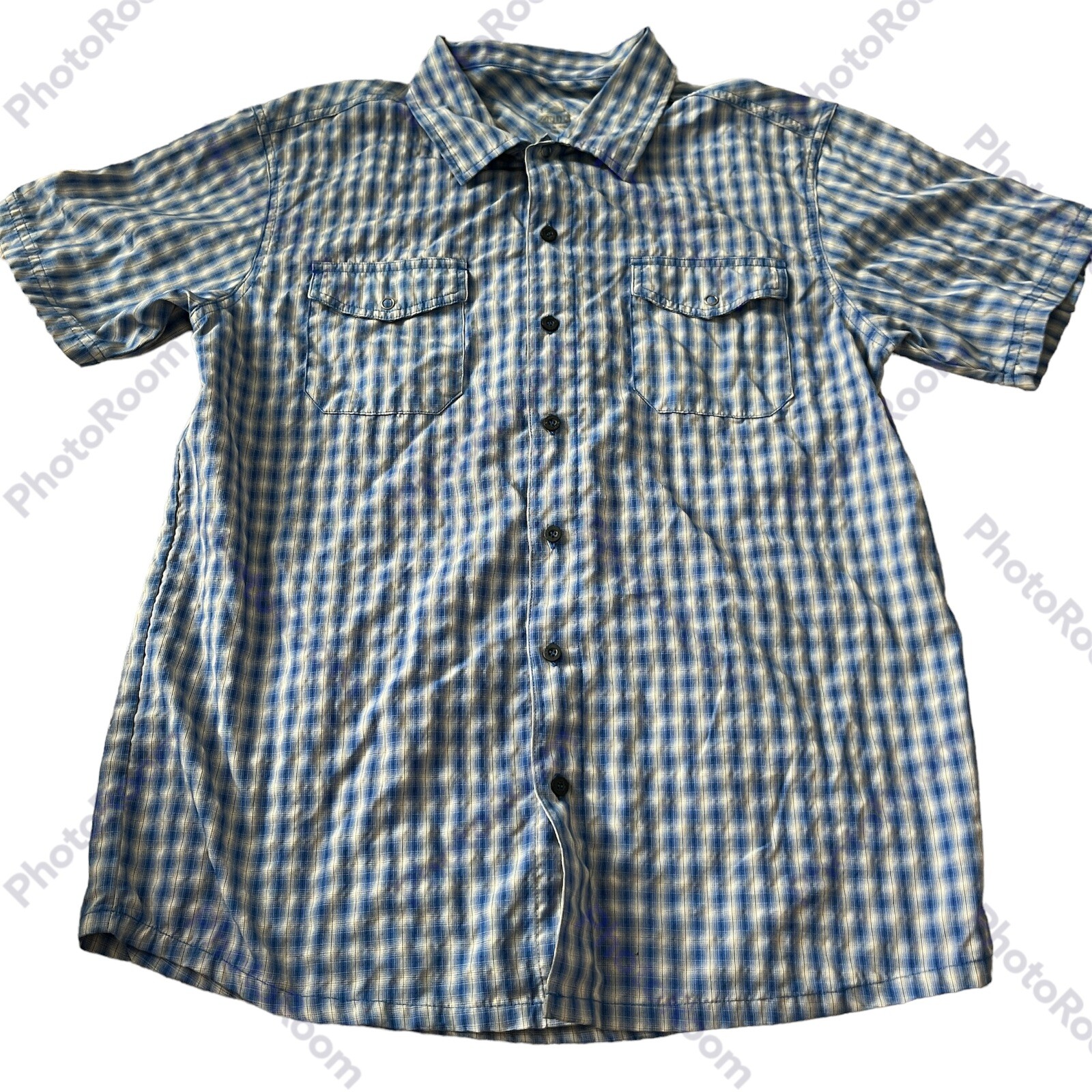 ZOIC Bike Short Sleeve Shirt Checked Size M Vented
