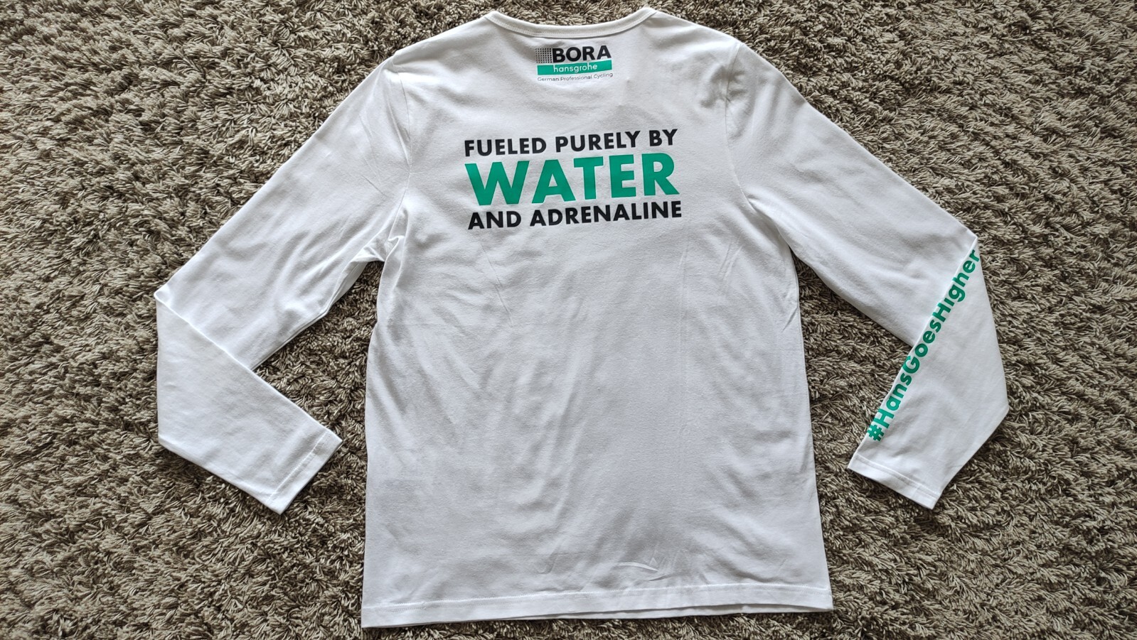 Bora Hansgrohe team Neutral Men’s Long Sleeve 100% Cotton T-Shirt Size: M NEW!