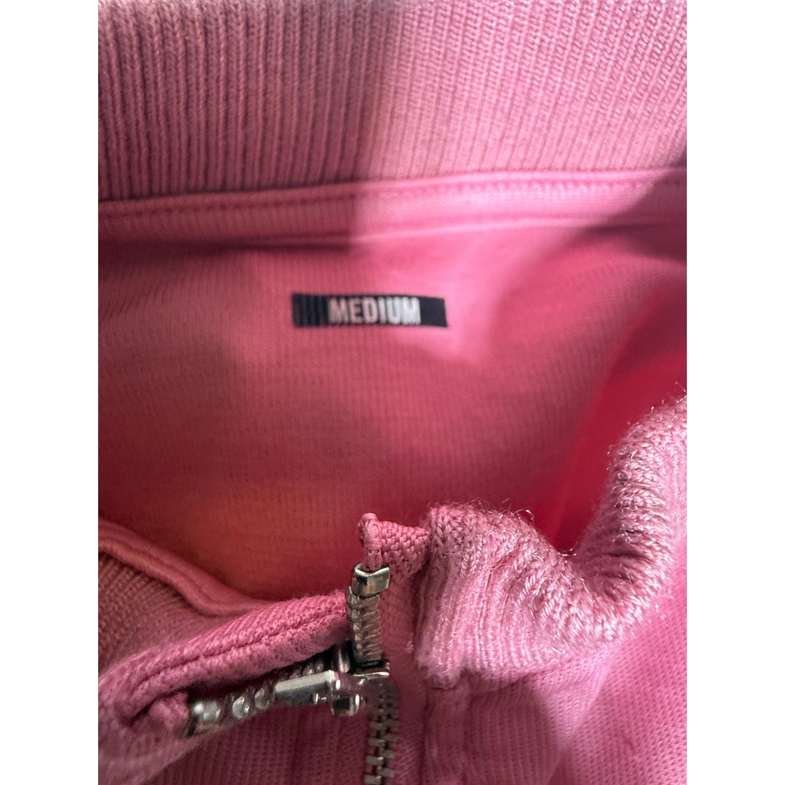 Rapha Cycling Jersey Mens Medium Pink Andy Hampsten Gavia 1988 Quarter Zip Wool