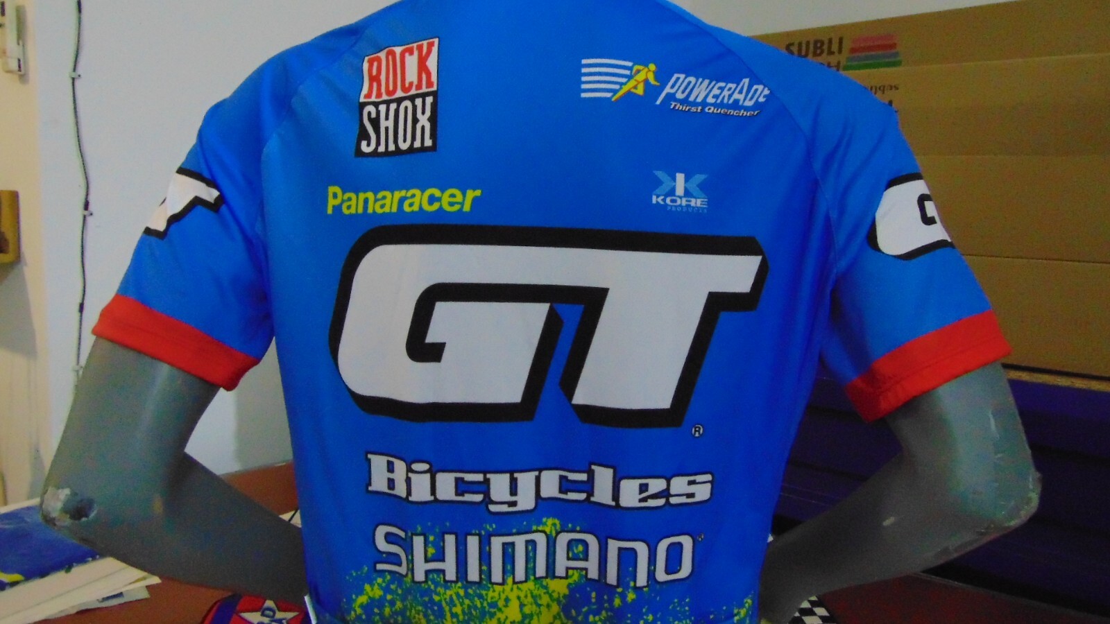 GT MID SCHOOL BIKE JERSEY CLASSIC MTB JERSEY RACE BIKE SHIRT BMX VINTAGE L