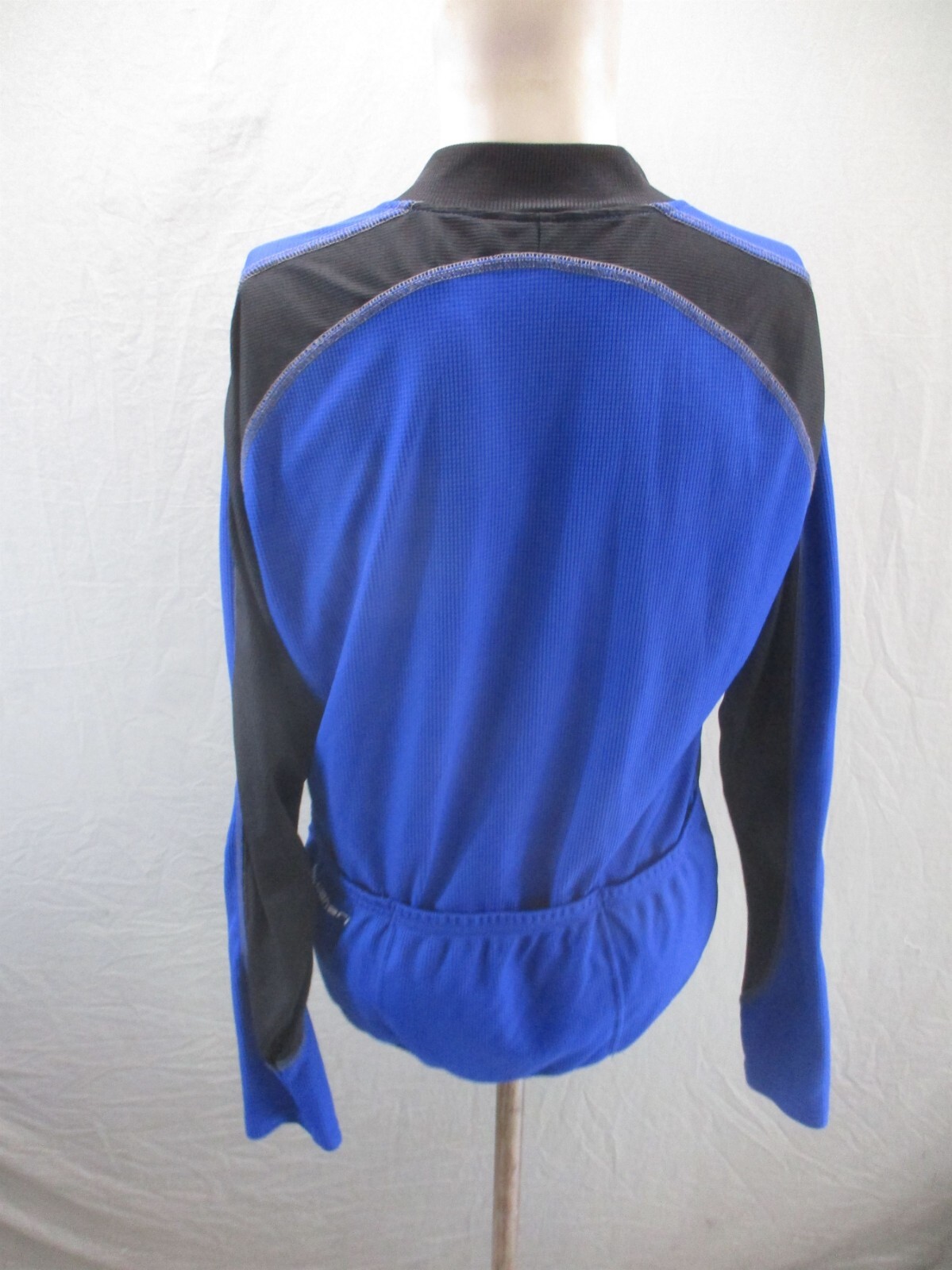 CANARI Size L Men 1/2 Zip Pocket Elastic Waist Long Sleeve Cycling Jersey 116