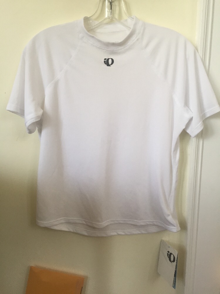 New Women’s Pearl Izumi Ultrasensor Mesh Short Sleeve Top • Size Small • White