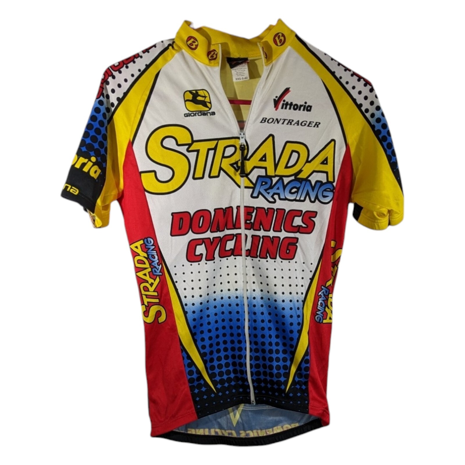 Giordana Cycling Jersey Mens XXS Pro Fit Short Sleeve Strada Racing AZ Pockets