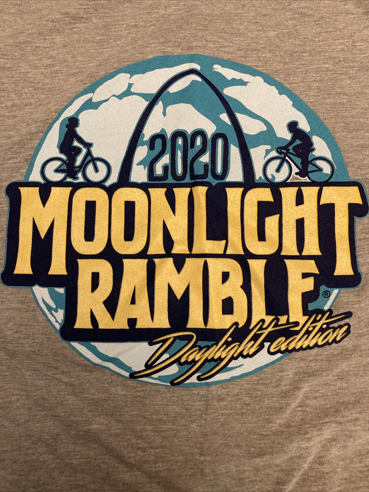 2020 St. Louis Moonlight Ramble Virtual Participant Event T Shirt, Size XL