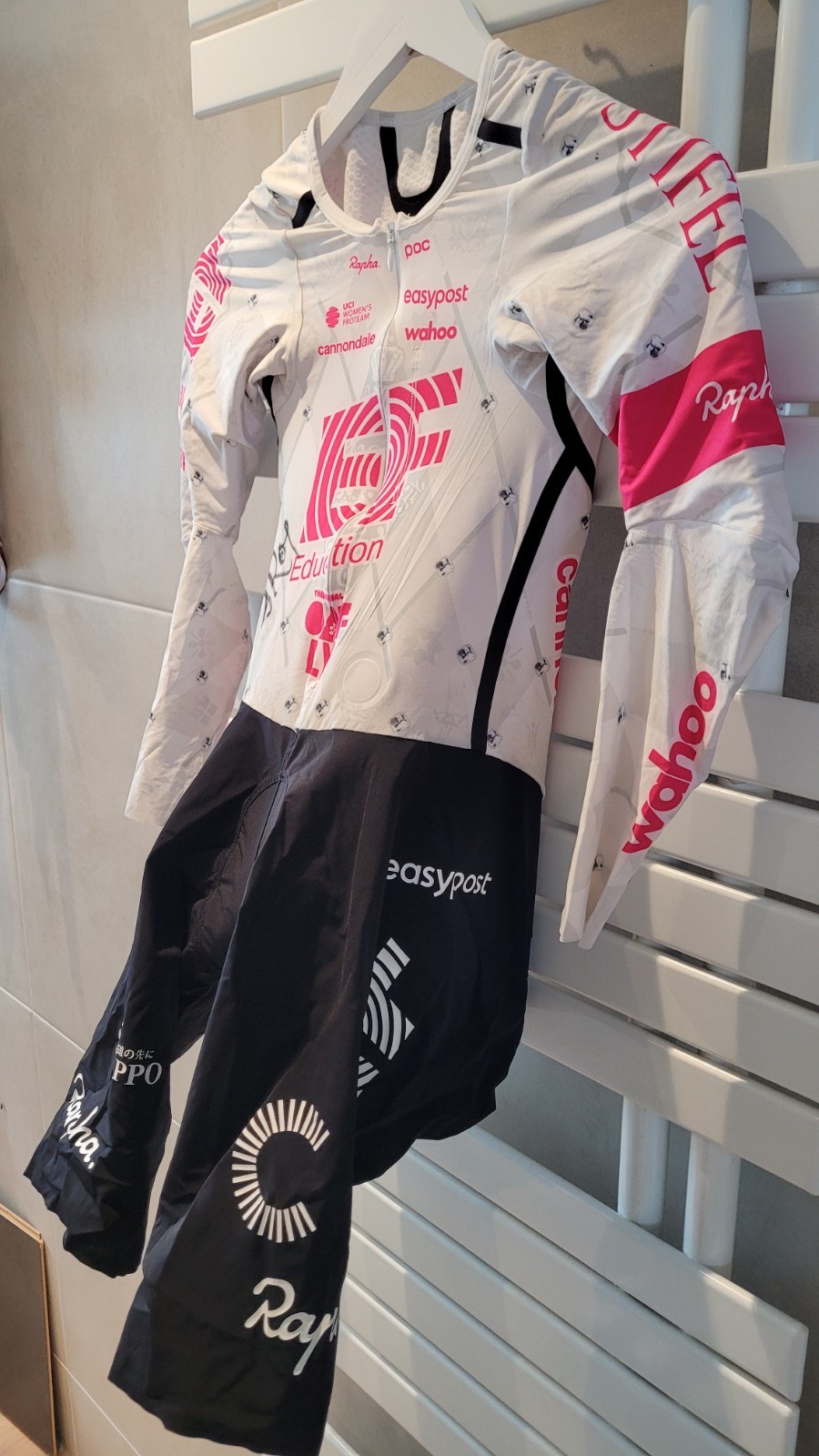 cycling jersey 2025 giro from Sarah ROY rapha ef education first skinsuit medium