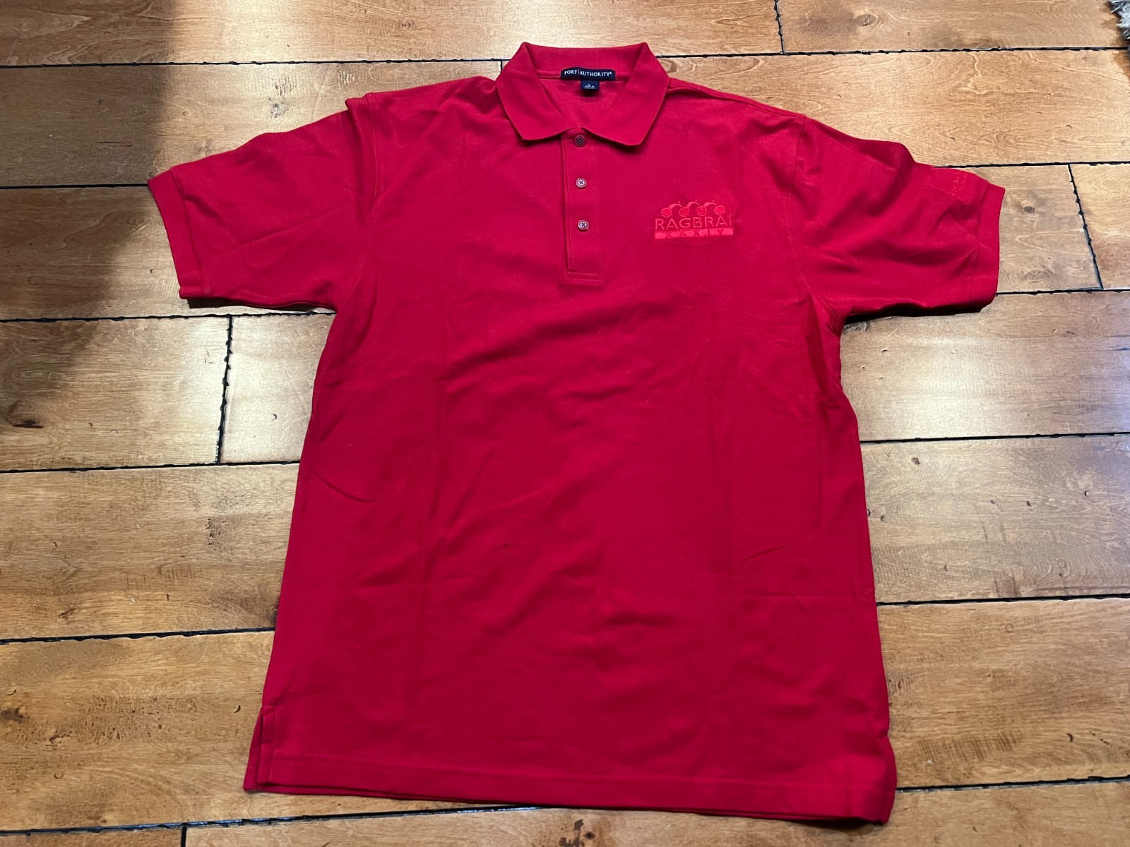 Ragbrai XXXIV Cycling Jersey Men’s Size L NEW Colar Collared Shirt