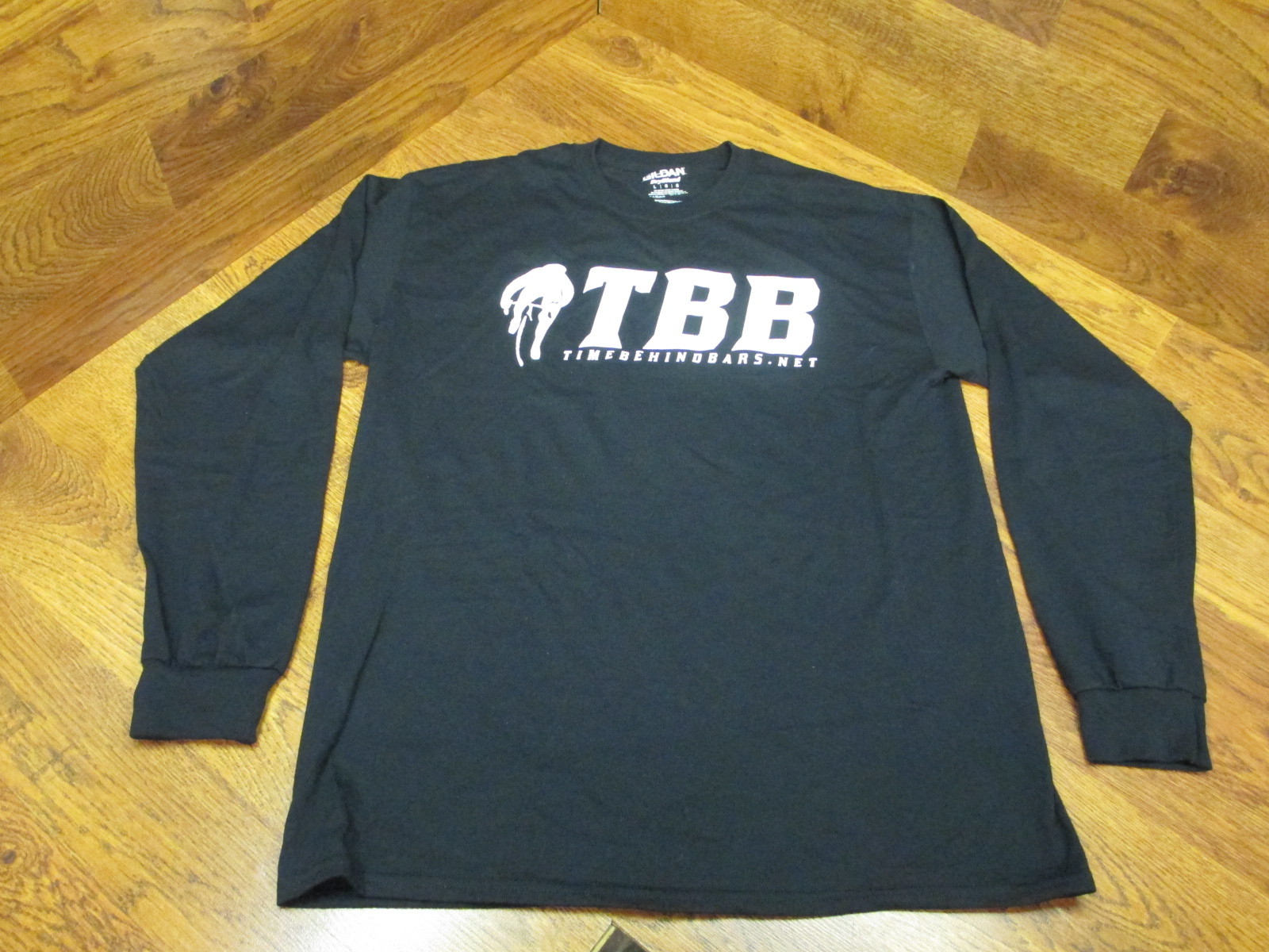 TIME BEHIND BARS TBB CYCLING BIKING BIKE BICYCLE LONG SLEEVE T-SHIRT BLACK XL