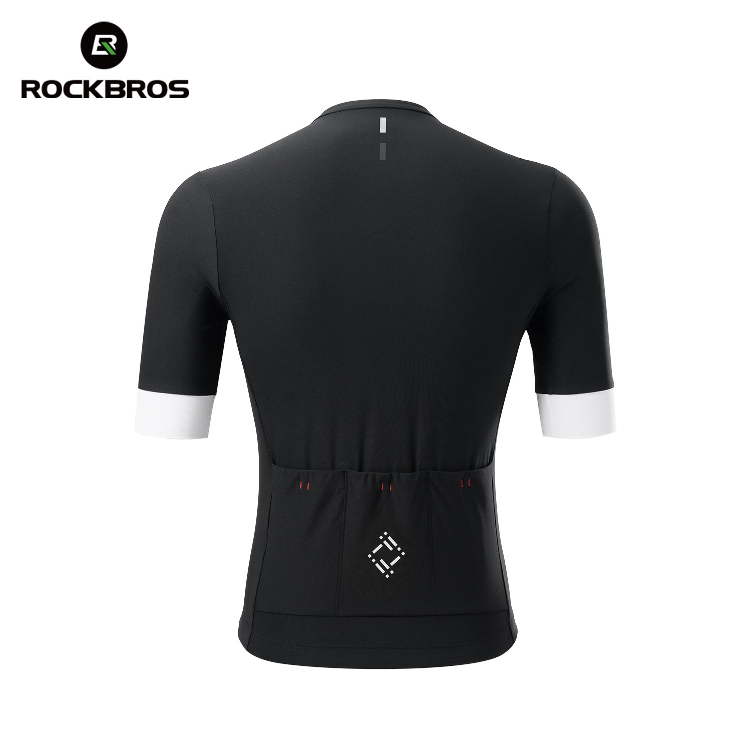 ROCKBROS Men’s Short Sleeve Cycling Jersey Slim Fit Breathable Quick Dry Shirt