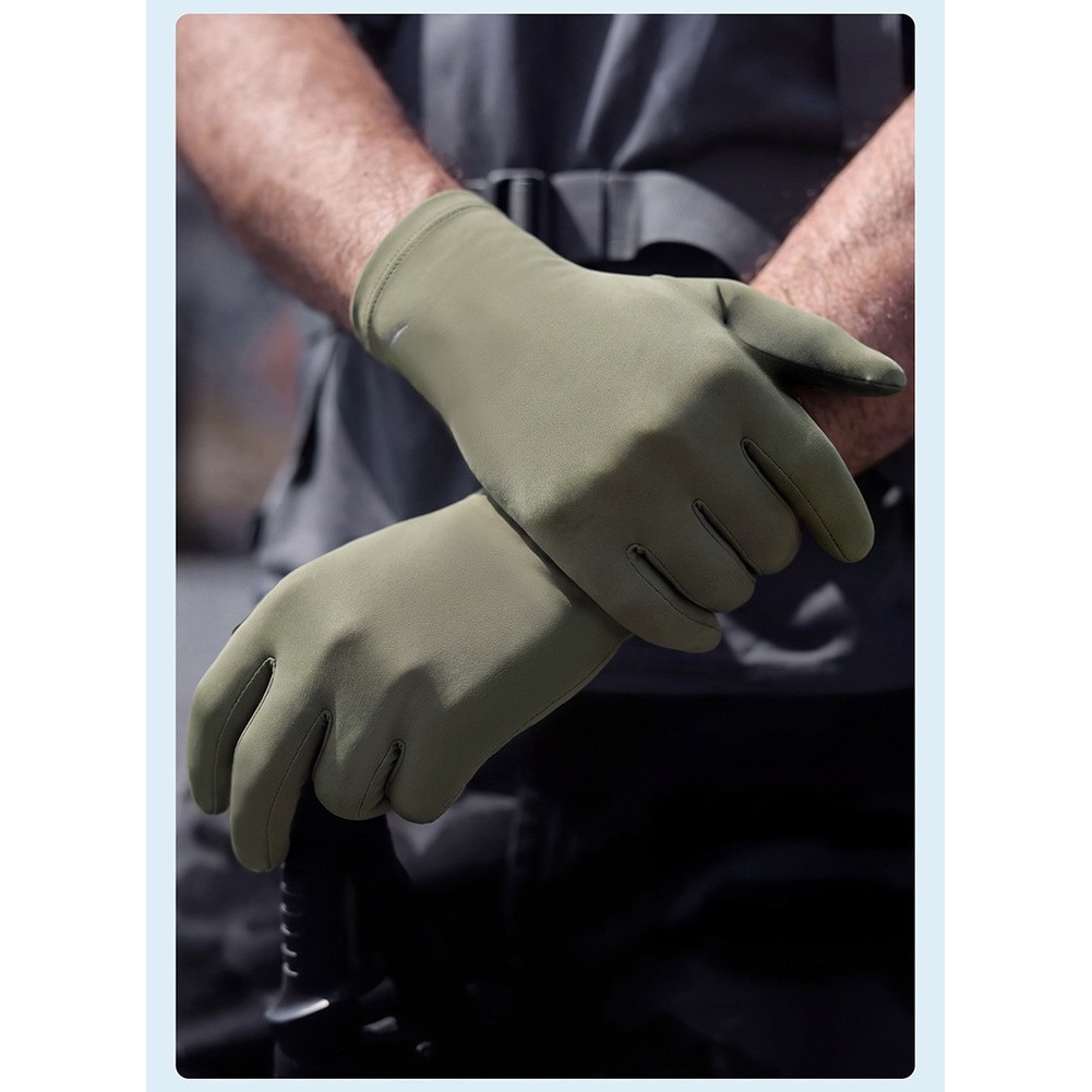 Touchscreen Ready Cycling Gloves UPF50+ Sun Protection Breathable Ice Silk Fit