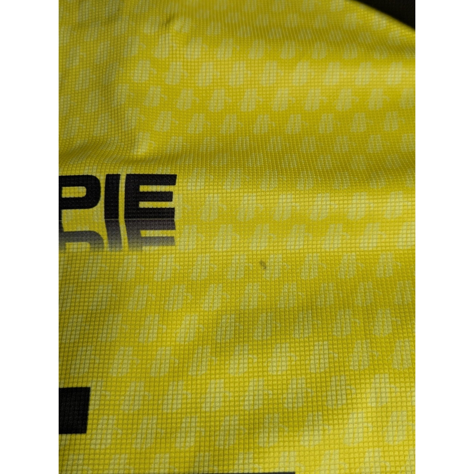 Hincapie Sportswear Men’s SS Force Cycling Jersey Black Yellow Size Large L