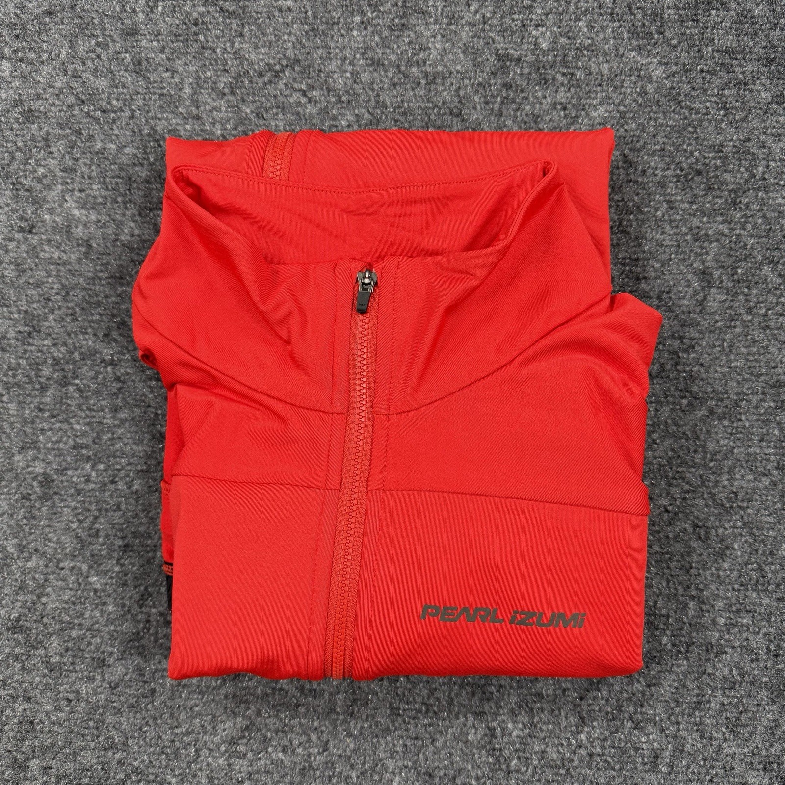 Pearl Izumi Men’s XL Cycling Jacket Full Zip Thermal Bike Jersey Coral Orange