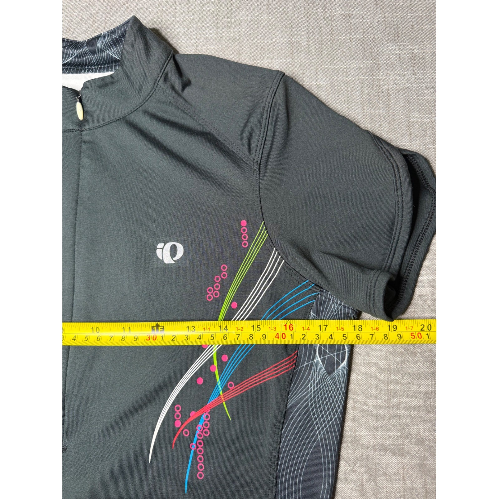 Pearl Izumi Elite Womens Cycling Jersey Black Multicolor Graphic 11221108SPYRO M